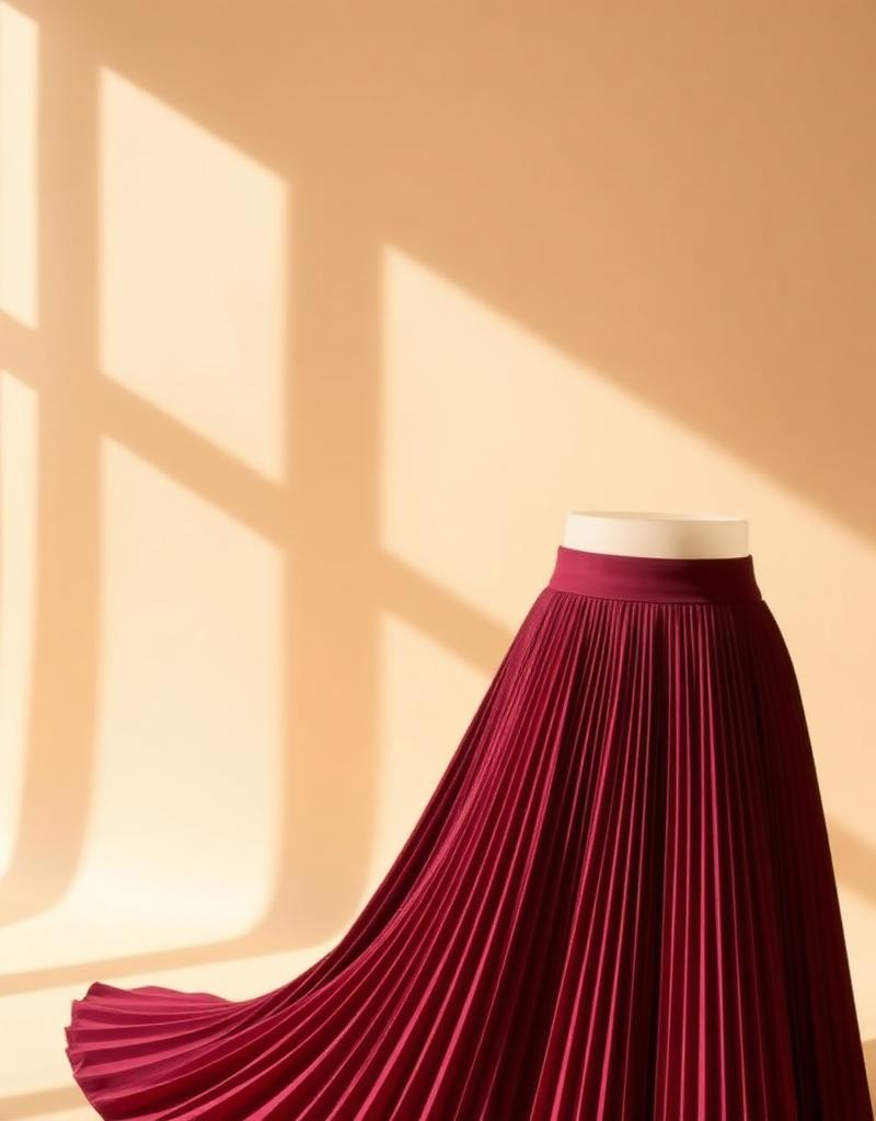 Saia Plissada Bordeaux